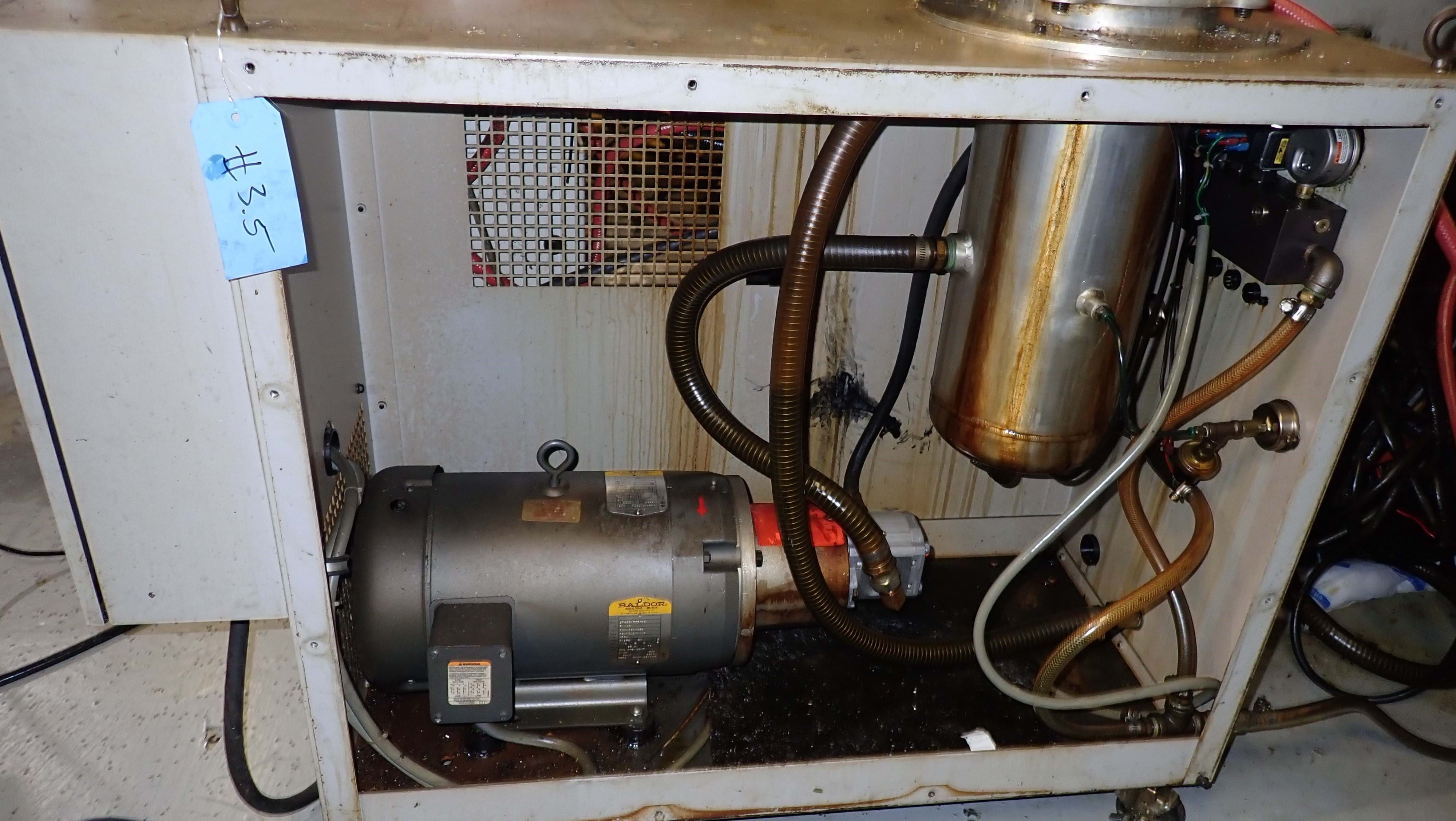 Cool Blast For Machine Before Decontamination